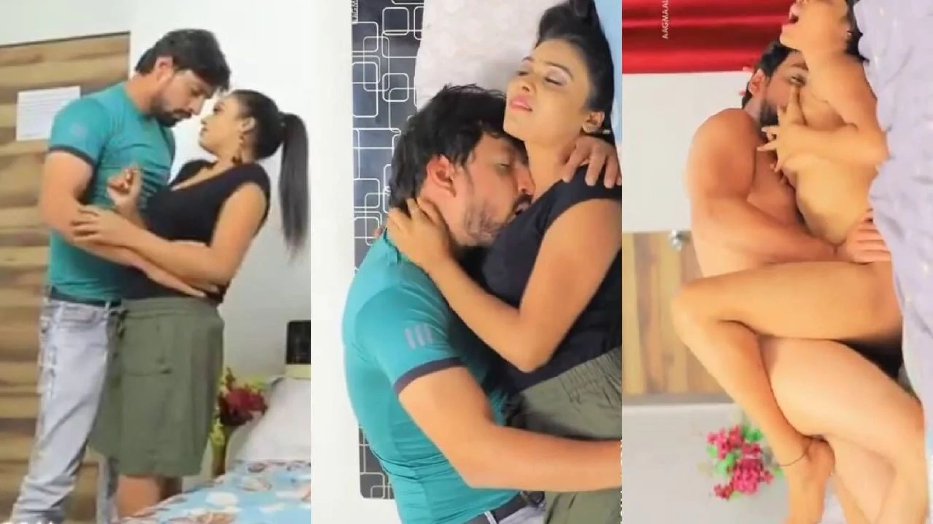 Guy seduces married ex-girlfriend and her in her bedroom